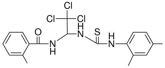 2-ME-N-(2,2,2-TRICHLORO-1-(3-(2,4-DIMETHYL-PHENYL)-THIOUREIDO)-ETHYL)-BENZAMIDE