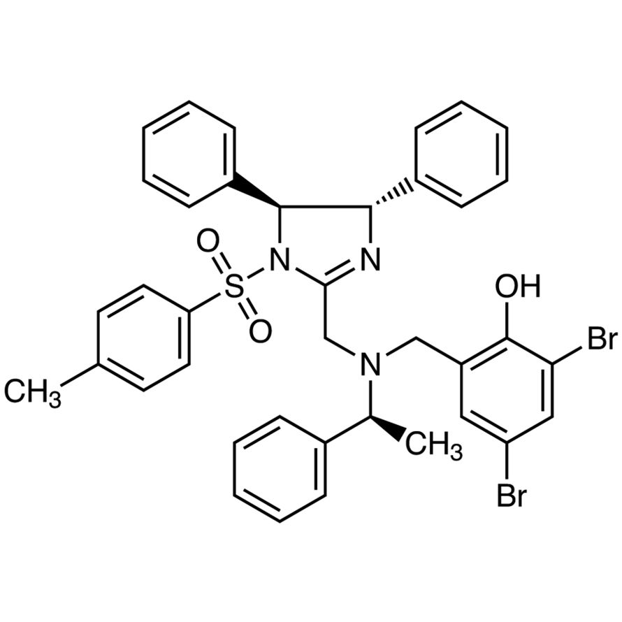 2,4-Dibromo-6-[[[[(4S,5S)-4,5-dihydro-4,5-diphenyl-1-tosyl-1H-imidazol-2-yl]methyl][(S)-1-phenylethyl]amino]methyl]phenol