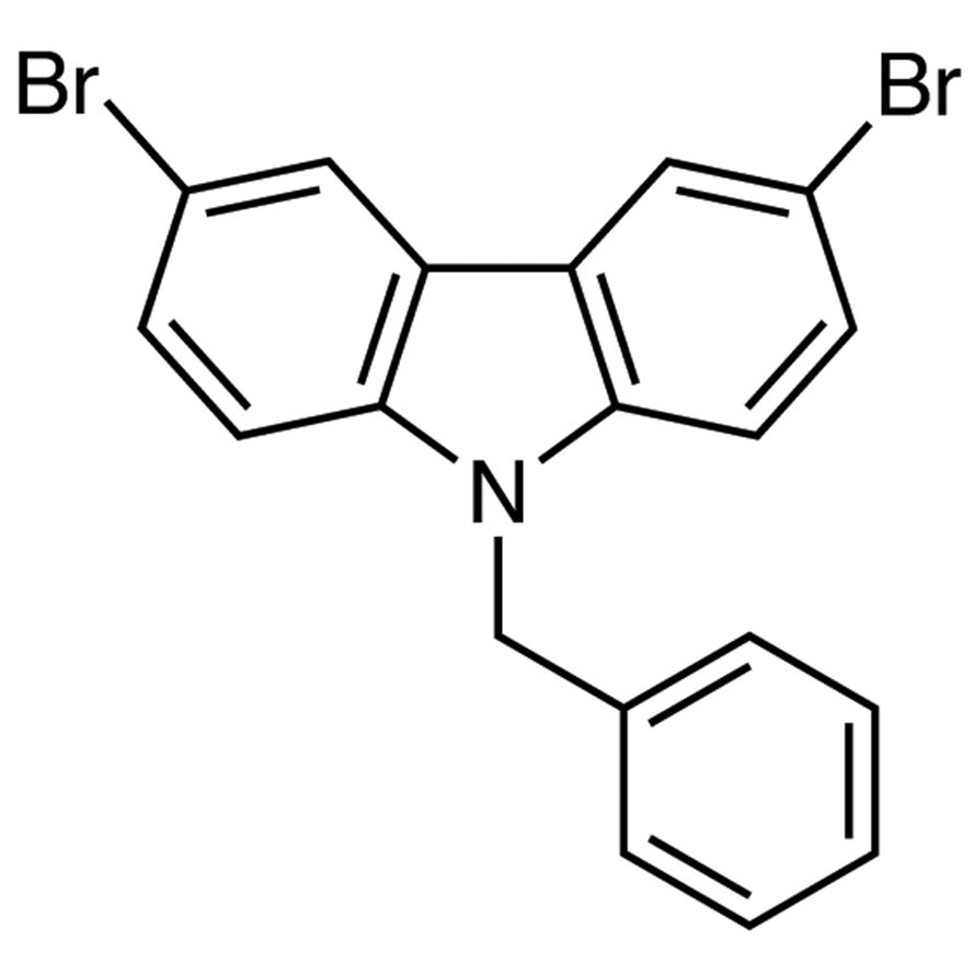 9-Benzyl-3,6-dibromocarbazole