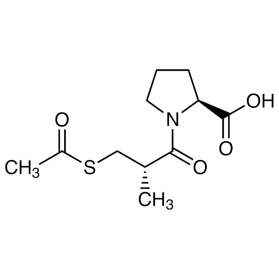 1-[(2S)-3-(Acetylthio)-2-methylpropionyl]-L-proline