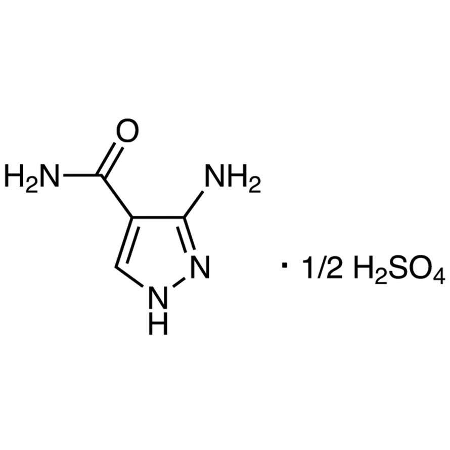 3-Aminopyrazole-4-carboxamide Hemisulfate