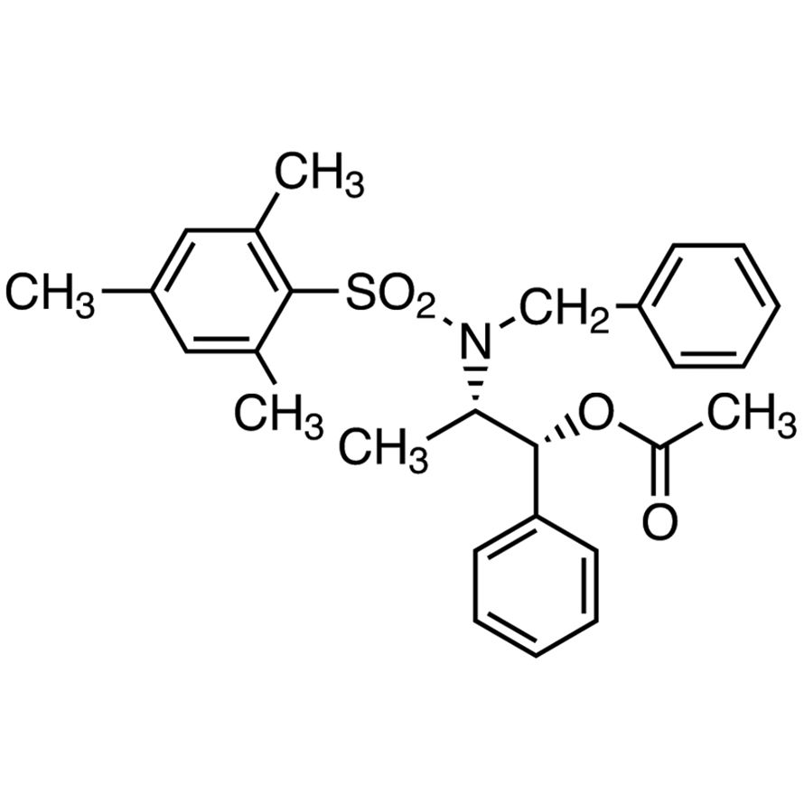 Acetic Acid (1R,2S)-2-[N-Benzyl-N-(mesitylenesulfonyl)amino]-1-phenylpropyl Ester [Reagent for double aldol reaction]