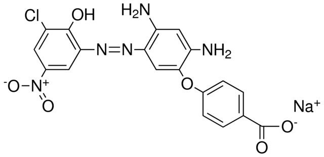 4-(2,4-DIAMINO-5-(3-CHLORO-2-HO-5-NITRO-PHENYLAZO)-PHENOXY)-BENZOIC ACID, NA