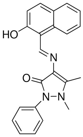 4-(2-HYDROXY-1-NAPHTHYLMETHYLENEAMINO)ANTIPYRINE