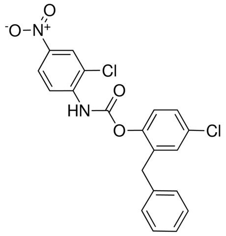 2-BENZYL-4-CHLOROPHENYL N-(2-CHLORO-4-NITROPHENYL)CARBAMATE