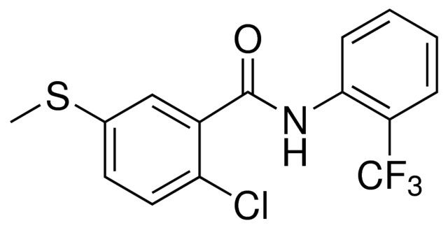 2-CHLORO-5-(METHYLTHIO)-N-(2-(TRIFLUOROMETHYL)PHENYL)BENZAMIDE