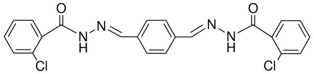 2-CHLORO-N'-[(E)-(4-{(E)-[(2-CHLOROBENZOYL)HYDRAZONO]METHYL}PHENYL)METHYLIDENE]BENZOHYDRAZIDE