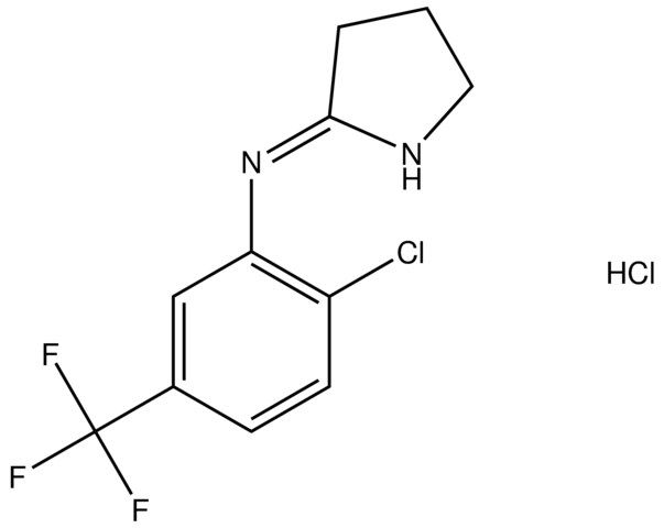 2-chloro-N-[(2Z)-2-pyrrolidinylidene]-5-(trifluoromethyl)aniline hydrochloride