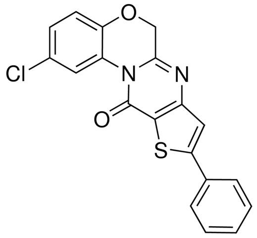 2-CHLORO-9-PHENYLTHIENO[3',2':4,5]PYRIMIDO[2,1-C][1,4]BENZOXAZIN-11(6H)-ONE