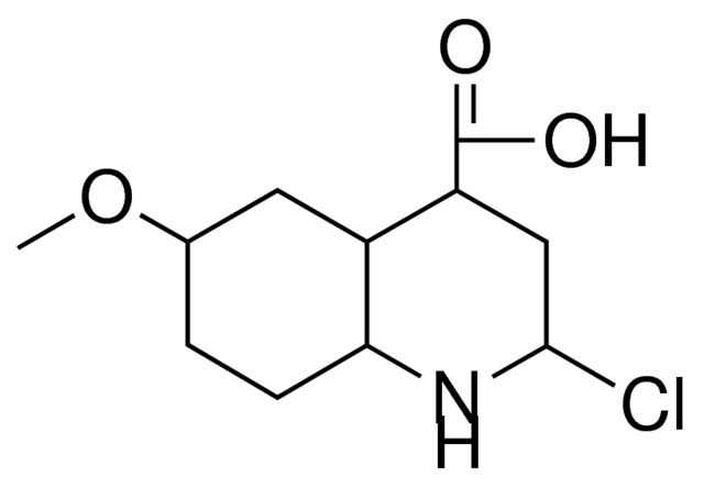 2-CHLORO-6-METHOXY-DECAHYDRO-QUINOLINE-4-CARBOXYLIC ACID