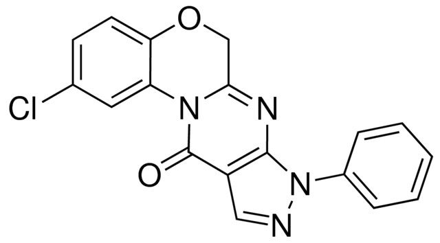 2-CHLORO-8-PHENYL-6,8-DIHYDRO-11H-PYRAZOLO[3',4':4,5]PYRIMIDO[2,1-C][1,4]BENZOXAZIN-11-ONE