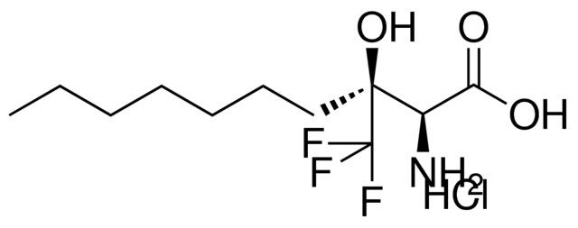 2-AMINO-3-HO-3-TRIFLUOROMETHYL-DECANOIC ACID, HYDROCHLORIDE