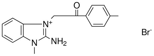 2-AMINO-3-METHYL-1-(2-OXO-2-P-TOLYL-ETHYL)-3H-BENZOIMIDAZOL-1-IUM, BROMIDE