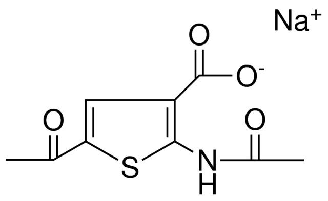 2-ACETAMIDO-5-ACETYL-3-THIOPHENECARBOXYLIC ACID, SODIUM SALT