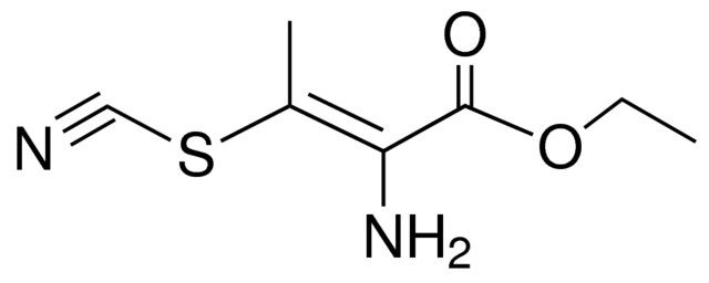 2-AMINO-3-THIOCYANATO-BUT-2-ENOIC ACID ETHYL ESTER