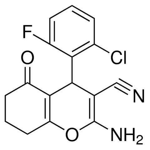 2-AMINO-4-(2-CL-6-F-PHENYL)-5-OXO-5,6,7,8-TETRAHYDRO-4H-CHROMENE-3-CARBONITRILE