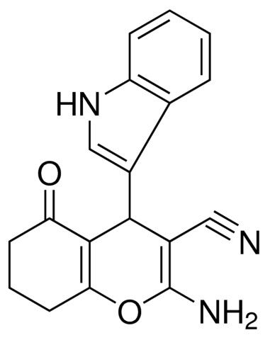 2-AMINO-4-(1H-INDOL-3-YL)-5-OXO-5,6,7,8-TETRAHYDRO-4H-CHROMENE-3-CARBONITRILE