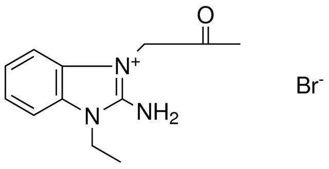 2-AMINO-3-ETHYL-1-(2-OXO-PROPYL)-3H-BENZOIMIDAZOL-1-IUM, BROMIDE