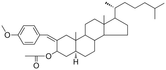 2-ANISYLIDENE-5-ALPHA-CHOLESTAN-3-BETA-YL ACETATE