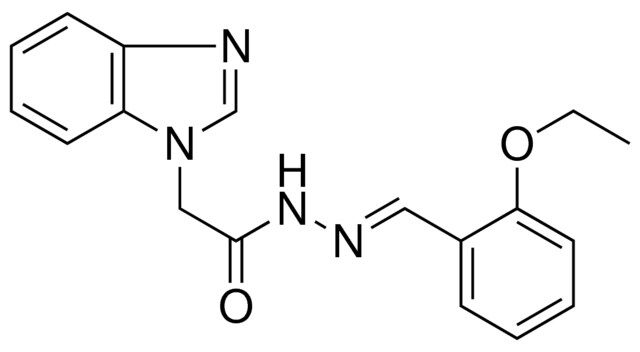 2-BENZOIMIDAZOL-1-YL-ACETIC ACID (2-ETHOXY-BENZYLIDENE)-HYDRAZIDE