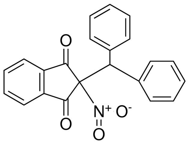 2-BENZHYDRYL-2-NITRO-INDAN-1,3-DIONE