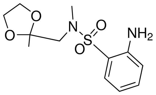 2-AMINO-N-METHYL-N-(2-METHYL-1,3-DIOXOLAN-2-YLMETHYL)BENZENESULFONAMIDE