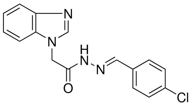 2-BENZOIMIDAZOL-1-YL-ACETIC ACID (4-CHLORO-BENZYLIDENE)-HYDRAZIDE