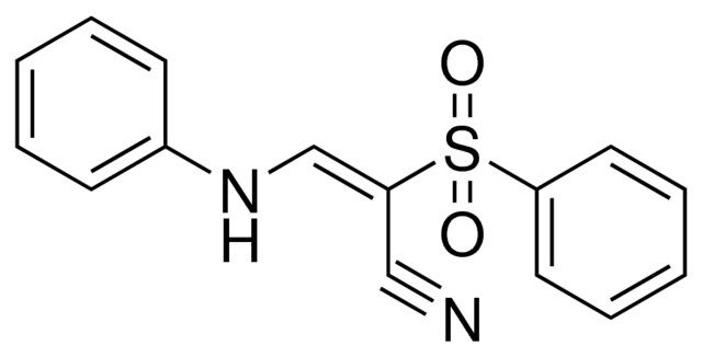 2-BENZENESULFONYL-3-PHENYLAMINO-ACRYLONITRILE