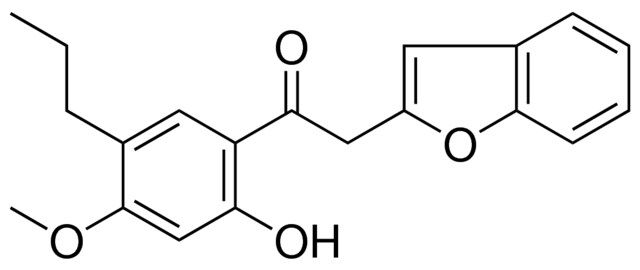 2-BENZOFURAN-2-YL-1-(2-HYDROXY-4-METHOXY-5-PROPYL-PHENYL)-ETHANONE