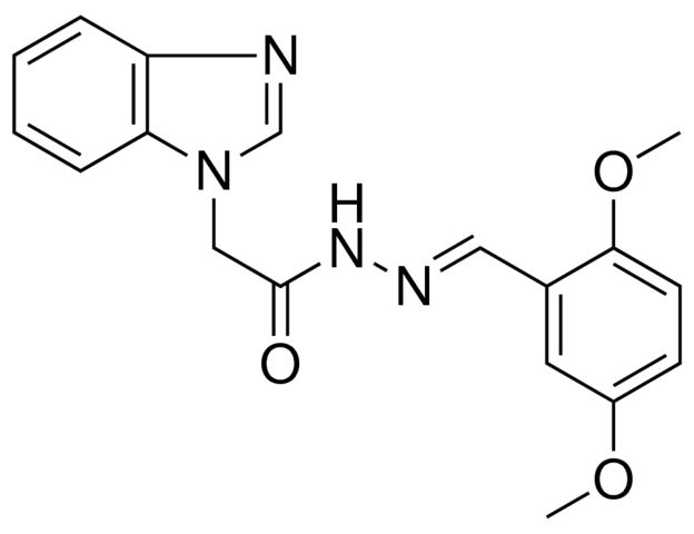 2-BENZOIMIDAZOL-1-YL-ACETIC ACID (2,5-DIMETHOXY-BENZYLIDENE)-HYDRAZIDE