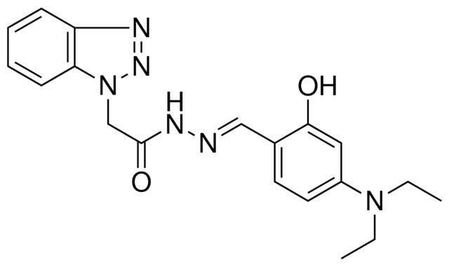 2-BENZOTRIAZOL-1-YL-ACETIC ACID (4-DIETHYLAMINO-2-HYDROXY-BENZYLIDENE)-HYDRAZIDE