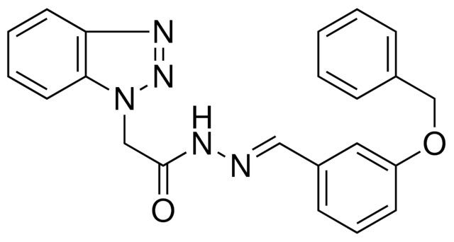 2-BENZOTRIAZOL-1-YL-ACETIC ACID (3-BENZYLOXY-BENZYLIDENE)-HYDRAZIDE