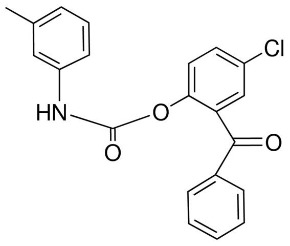 2-BENZOYL-4-CHLOROPHENYL N-(M-TOLYL)CARBAMATE