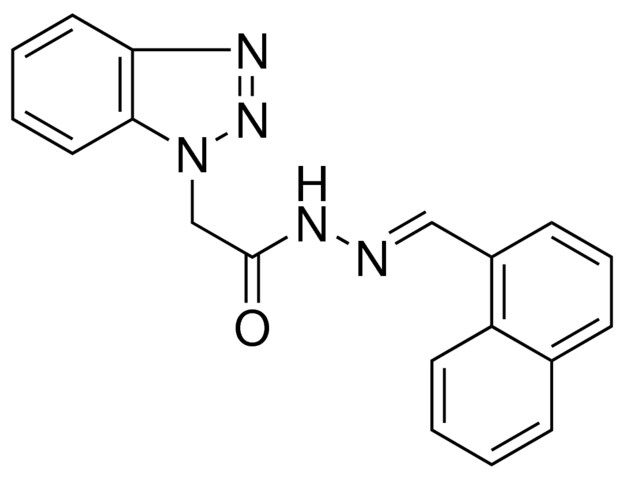 2-BENZOTRIAZOL-1-YL-ACETIC ACID NAPHTHALEN-1-YLMETHYLENE-HYDRAZIDE