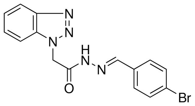 2-BENZOTRIAZOL-1-YL-ACETIC ACID (4-BROMO-BENZYLIDENE)-HYDRAZIDE