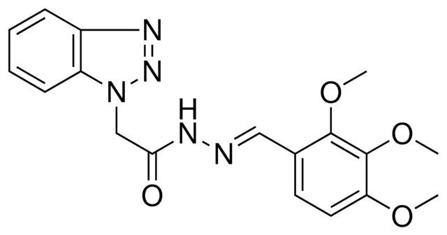 2-BENZOTRIAZOL-1-YL-ACETIC ACID (2,3,4-TRIMETHOXY-BENZYLIDENE)-HYDRAZIDE