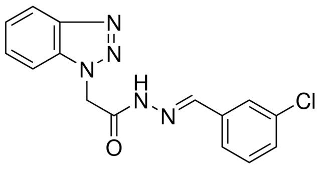 2-BENZOTRIAZOL-1-YL-ACETIC ACID (3-CHLORO-BENZYLIDENE)-HYDRAZIDE