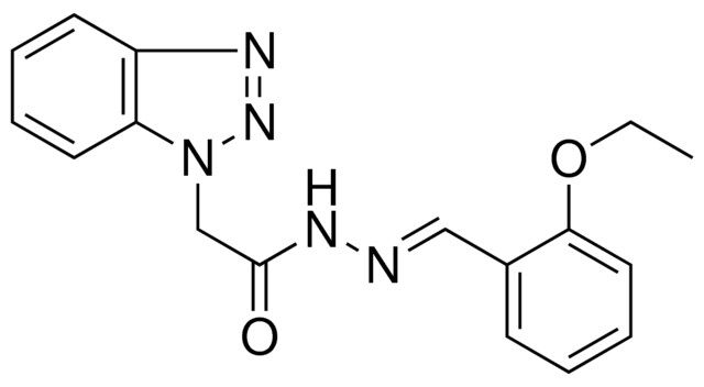 2-BENZOTRIAZOL-1-YL-ACETIC ACID (2-ETHOXY-BENZYLIDENE)-HYDRAZIDE