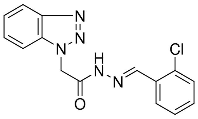 2-BENZOTRIAZOL-1-YL-ACETIC ACID (2-CHLORO-BENZYLIDENE)-HYDRAZIDE