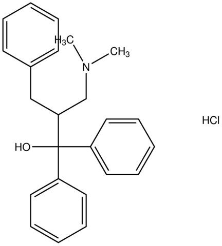 2-benzyl-3-(dimethylamino)-1,1-diphenyl-1-propanol hydrochloride