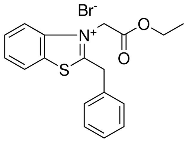 2-BENZYL-3-ETHOXYCARBONYLMETHYL-BENZOTHIAZOL-3-IUM, BROMIDE