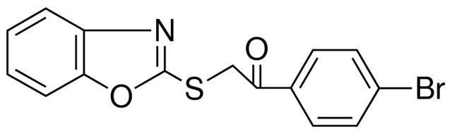 2-(BENZOXAZOL-2-YLTHIO)-4'-BROMOACETOPHENONE