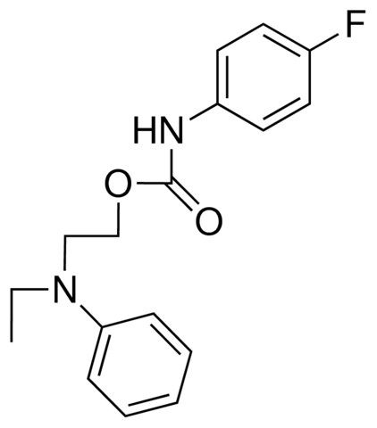 2-(N-ETHYLANILINO)ETHYL N-(4-FLUOROPHENYL)CARBAMATE