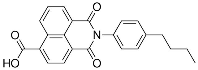 2-(4-BU-PHENYL)-1,3-DIOXO-2,3-DIHYDRO-1H-BENZO(DE)ISOQUINOLINE-6-CARBOXYLIC ACID