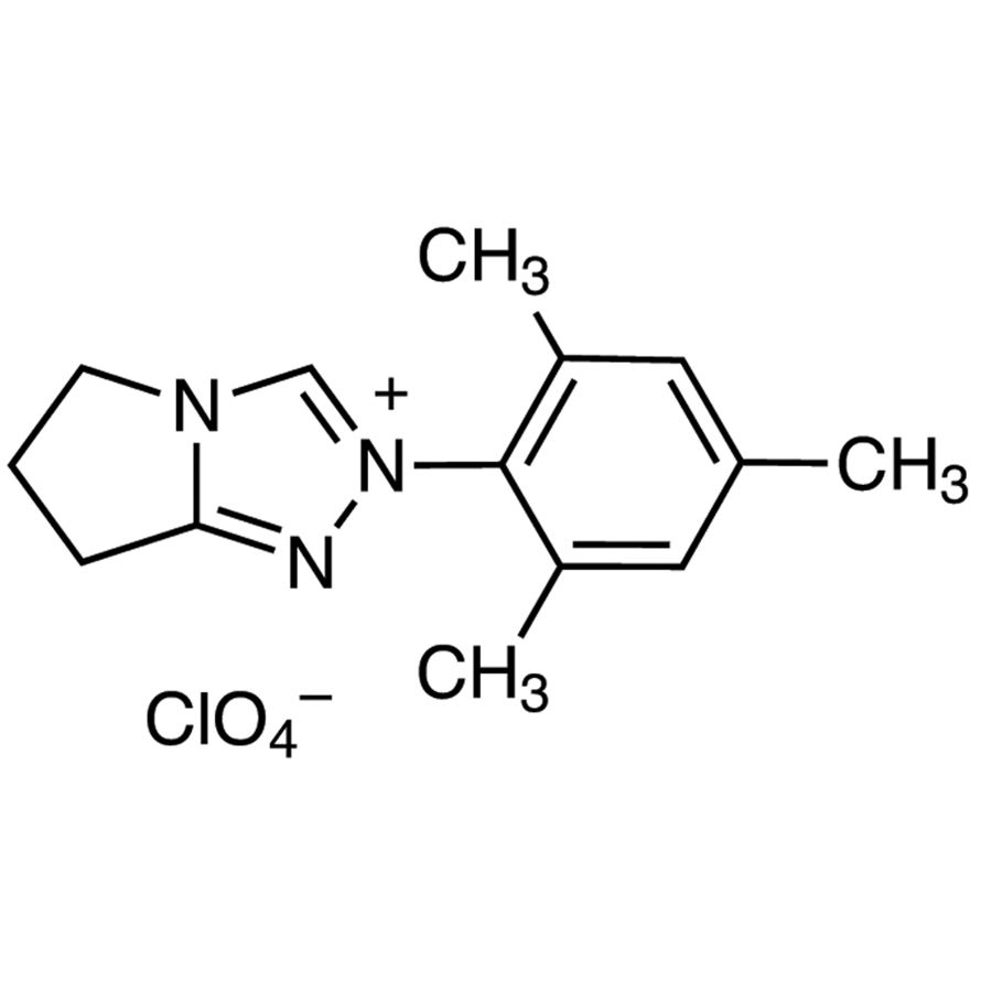 6,7-Dihydro-2-(2,4,6-trimethylphenyl)-5H-pyrrolo[2,1-c]-1,2,4-triazolium Perchlorate