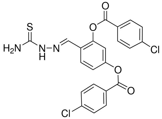 2-(2-(AMINOCARBOTHIOYL)CARBOHYDRAZONOYL)5-((4-CL-BENZOYL)OXY)PH 4-CHLOROBENZOATE