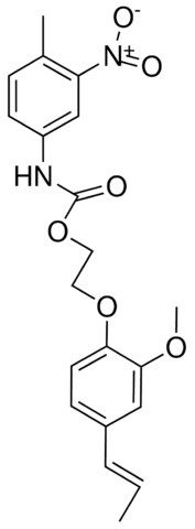 2-(2-METHOXY-4-(1-PROPENYL)PHENOXY)ETHYL N-(4-METHYL-3-NITROPHENYL)CARBAMATE