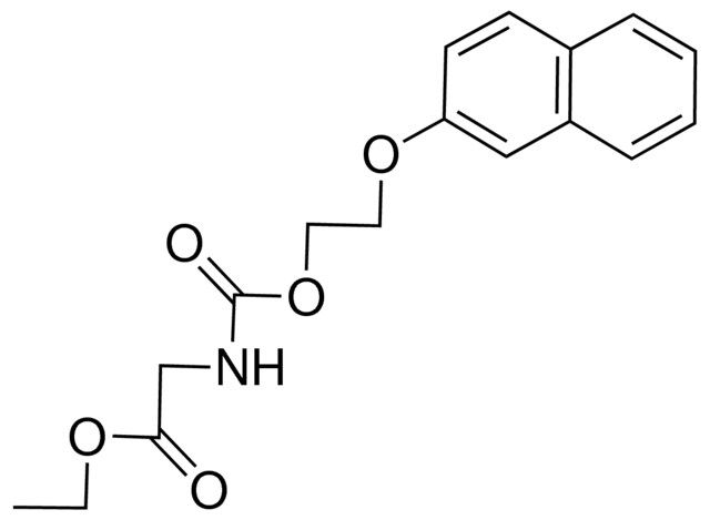 2-(2-NAPHTHOXY)ETHYL N-(ETHOXYCARBONYLMETHYL)CARBAMATE