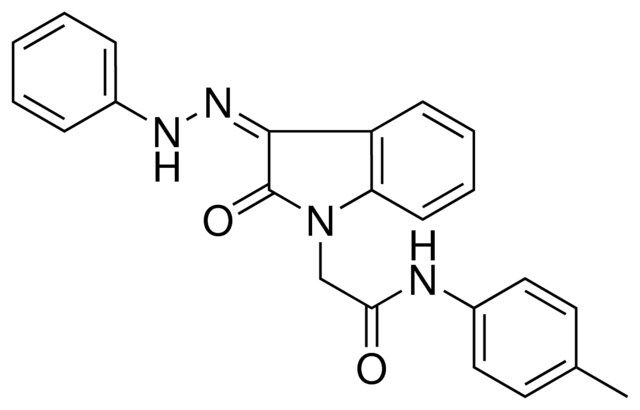 2-(2-OXO-3-(PHENYL-HYDRAZONO)-2,3-DIHYDRO-INDOL-1-YL)-N-P-TOLYL-ACETAMIDE