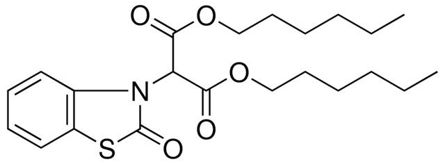 2-(2-OXO-BENZOTHIAZOL-3-YL)-MALONIC ACID DIHEXYL ESTER